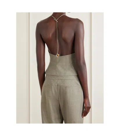 Christopher Esber Sleeveless Vest In Grey