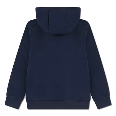 Lacoste Zipper Coat In Blue