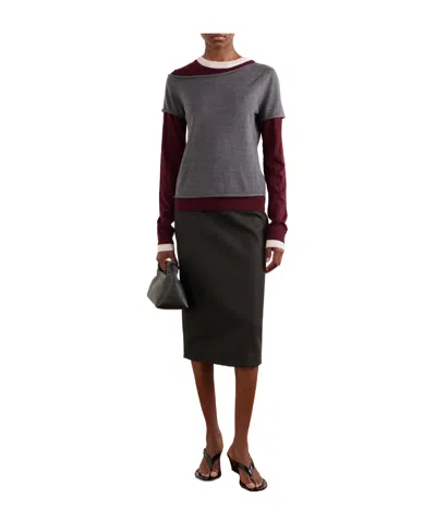 Staud Asymmetrical Top In Brown