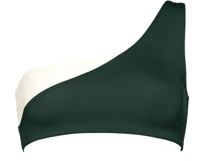 Eres Versatile Bikini Top In Green