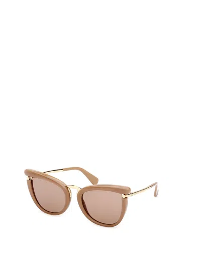 Max Mara Cat-eye Sunglasses In Brown