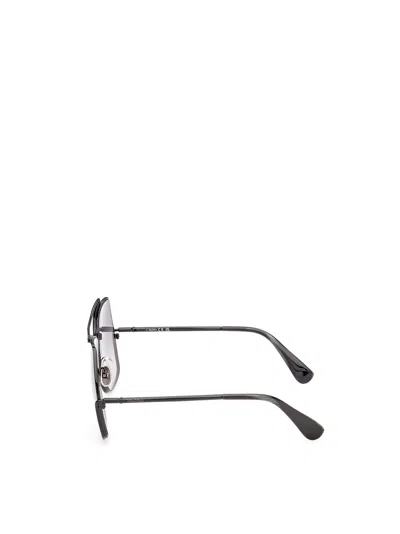 Max Mara Irregular Frame Sunglasses In Black