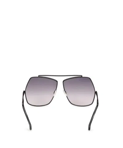 Max Mara Irregular Frame Sunglasses In Black