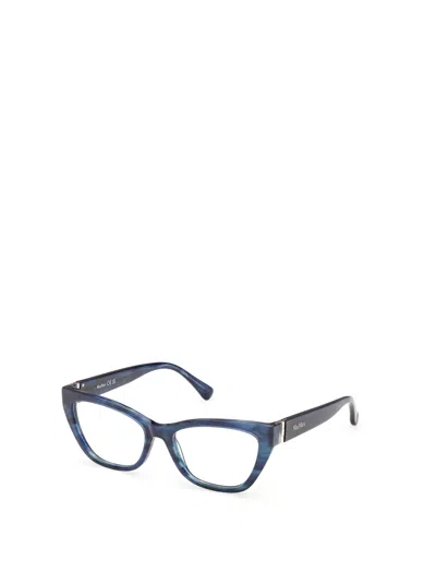 Max Mara Cat-eye Glasses In Blue