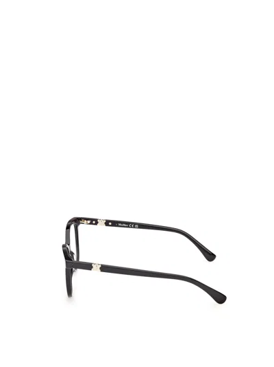 Max Mara Cat-eye Frame Glasses In Black