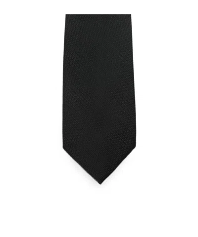 Tom Ford Silk Tie In Black