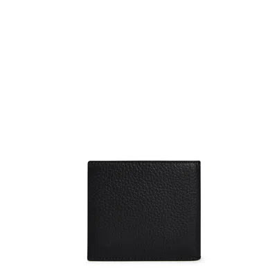 Hugo Boss Solid Color Wallet In Black