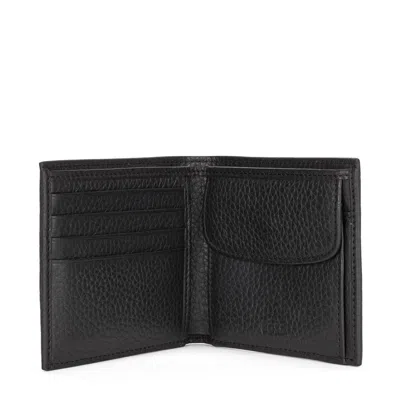 Hugo Boss Solid Color Wallet In Black