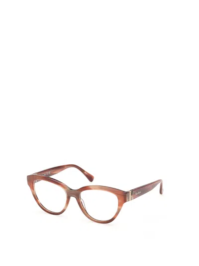 Max Mara Cat-eye Glasses In Brown