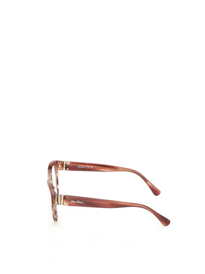 Max Mara Cat-eye Glasses In Brown