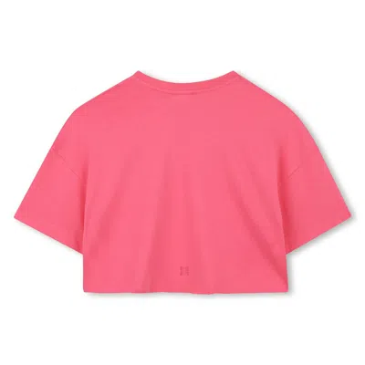 Givenchy Short Logo T-shirt In Pink