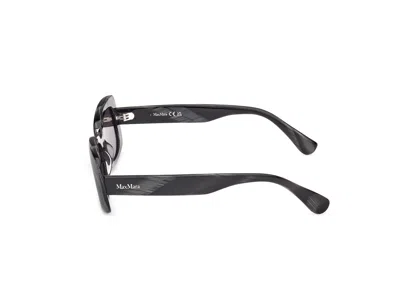 Max Mara Rectangular Frame Sunglasses In Black