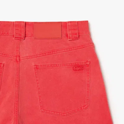 Lacoste Simple And Versatile Shorts In Orange