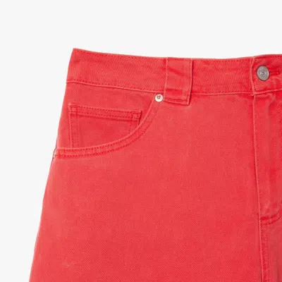 Lacoste Simple And Versatile Shorts In Orange
