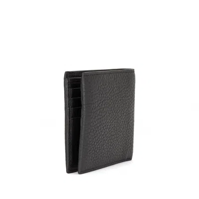 Hugo Boss Solid Color Wallet In Black