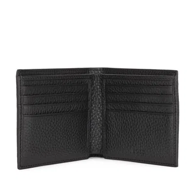 Hugo Boss Solid Color Wallet In Black