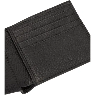 Hugo Boss Solid Color Wallet In Black