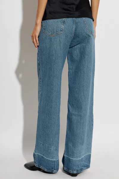 Samsoe & Samsoe Sarebecca Patch-pocket Jeans In Blue