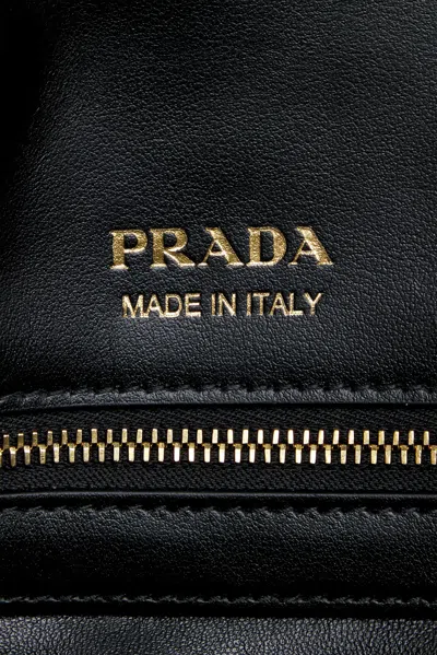 Pre-owned Prada Soft Sound Shoulder Bag In Black