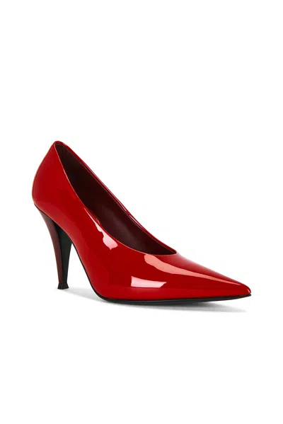 Givenchy Patent Leather Pump In Vermillon