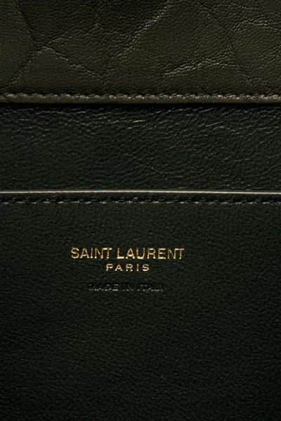 Saint Laurent Large Envelope Pouch Bag In Santal