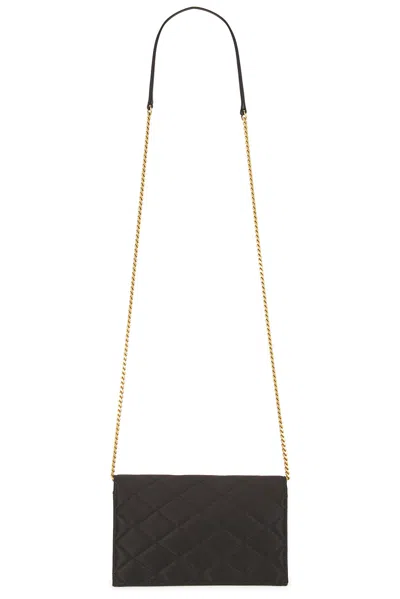 Saint Laurent Chain Wallet In Nero
