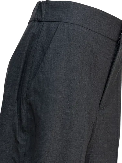 Sa Su Phi Grey Virgin Wool Elastane Trousers In Grey