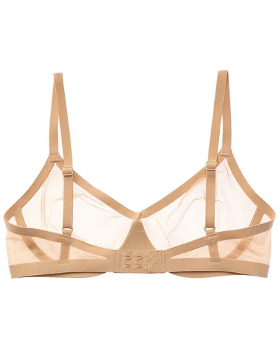 Commando Chic Mesh Bralette In Neutral