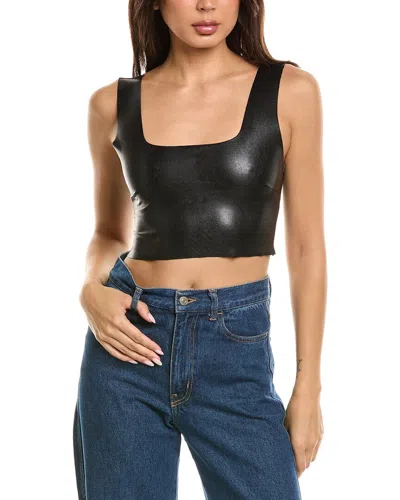 Commando Cropped Top In Black