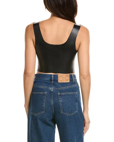 Commando Cropped Top In Black