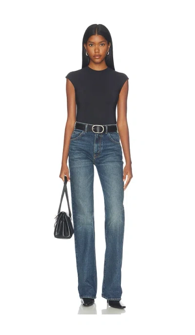 Agolde Agata Bodysuit In Black