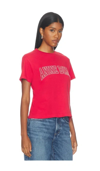 Anine Bing Shelley Tee In Red