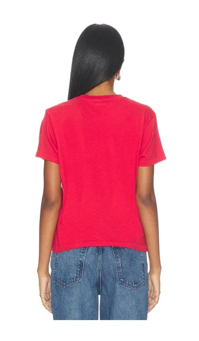 Anine Bing Shelley Tee In Red
