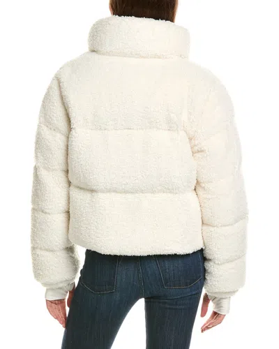 Sam . Down Sherpa Puffer Jacket In White
