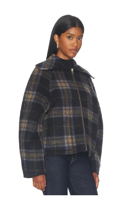 Clea Liora Reversible Jacket In Black