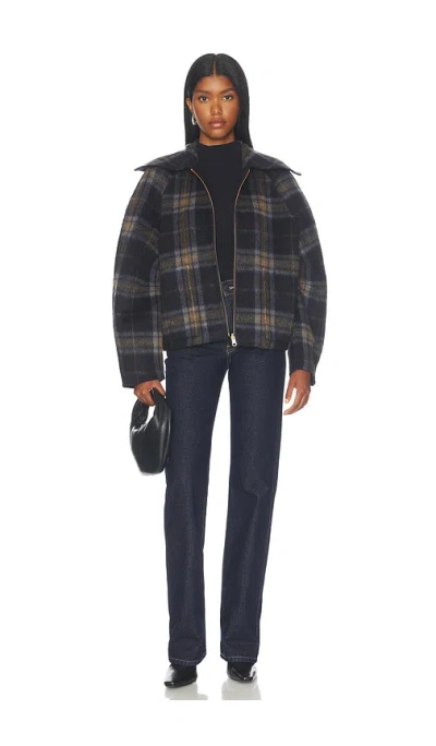 Clea Liora Reversible Jacket In Black
