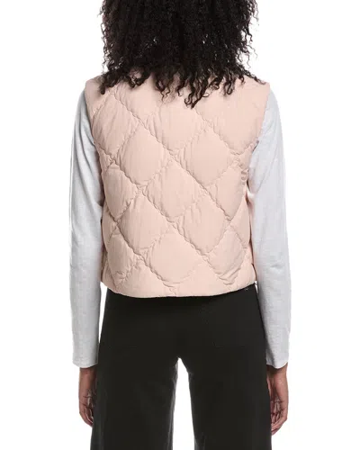 Moncler Biois Down Vest In Pink