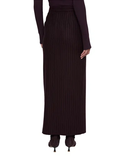L'agence Maceline Wool-blend Maxi Skirt