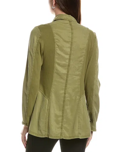 Xcvi Embroidered Danski Blazer In Green