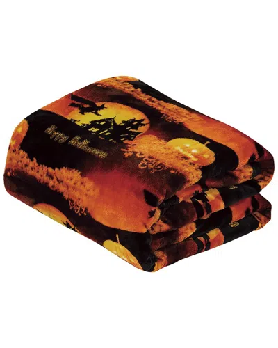 Luxury Home Halloween Throw Blanket In Multi
