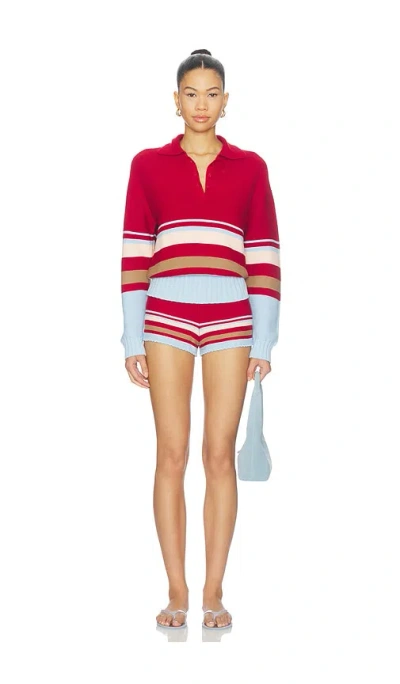 Solid & Striped The Cleo Short In Red