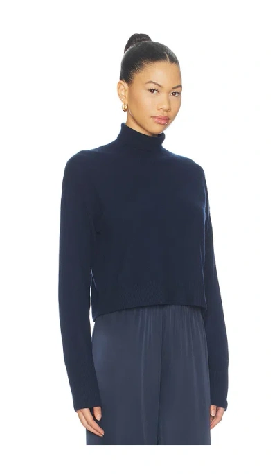Sablyn Sable Turtleneck Sweater In Navy