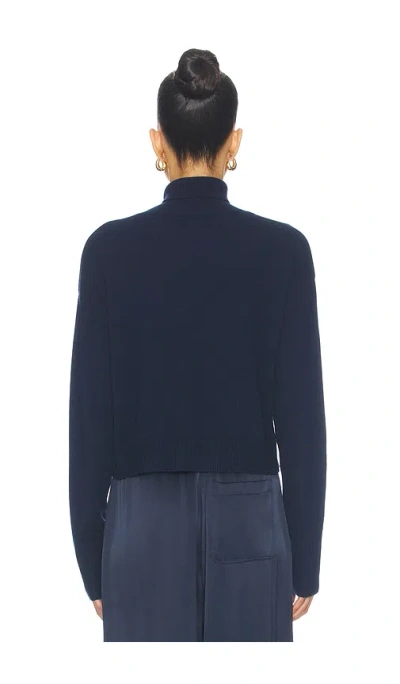 Sablyn Sable Turtleneck Sweater In Navy