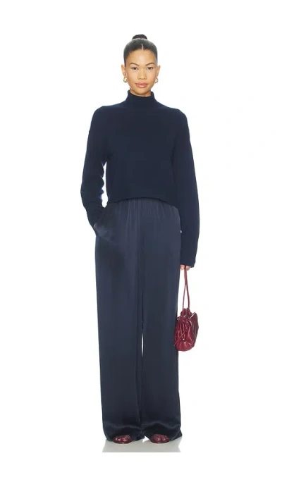 Sablyn Sable Turtleneck Sweater In Navy
