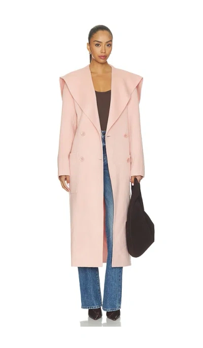 Ulla Johnson Rory Wool Coat In Pink