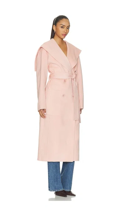 Ulla Johnson Rory Wool Coat In Pink