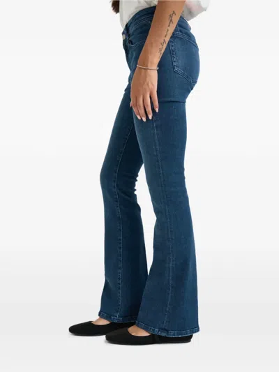 Diesel Five-pockets Flared Jeans In Blue