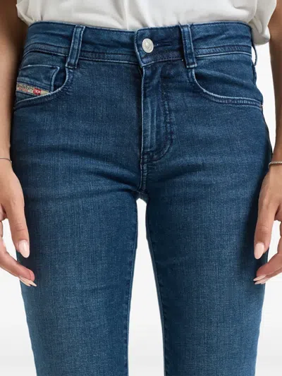 Diesel Five-pockets Flared Jeans In Blue