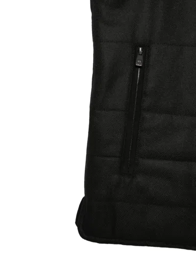 Corneliani Zip-up Gilet In Black