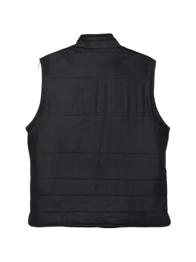 Corneliani Quilted-design Gilet In Blue